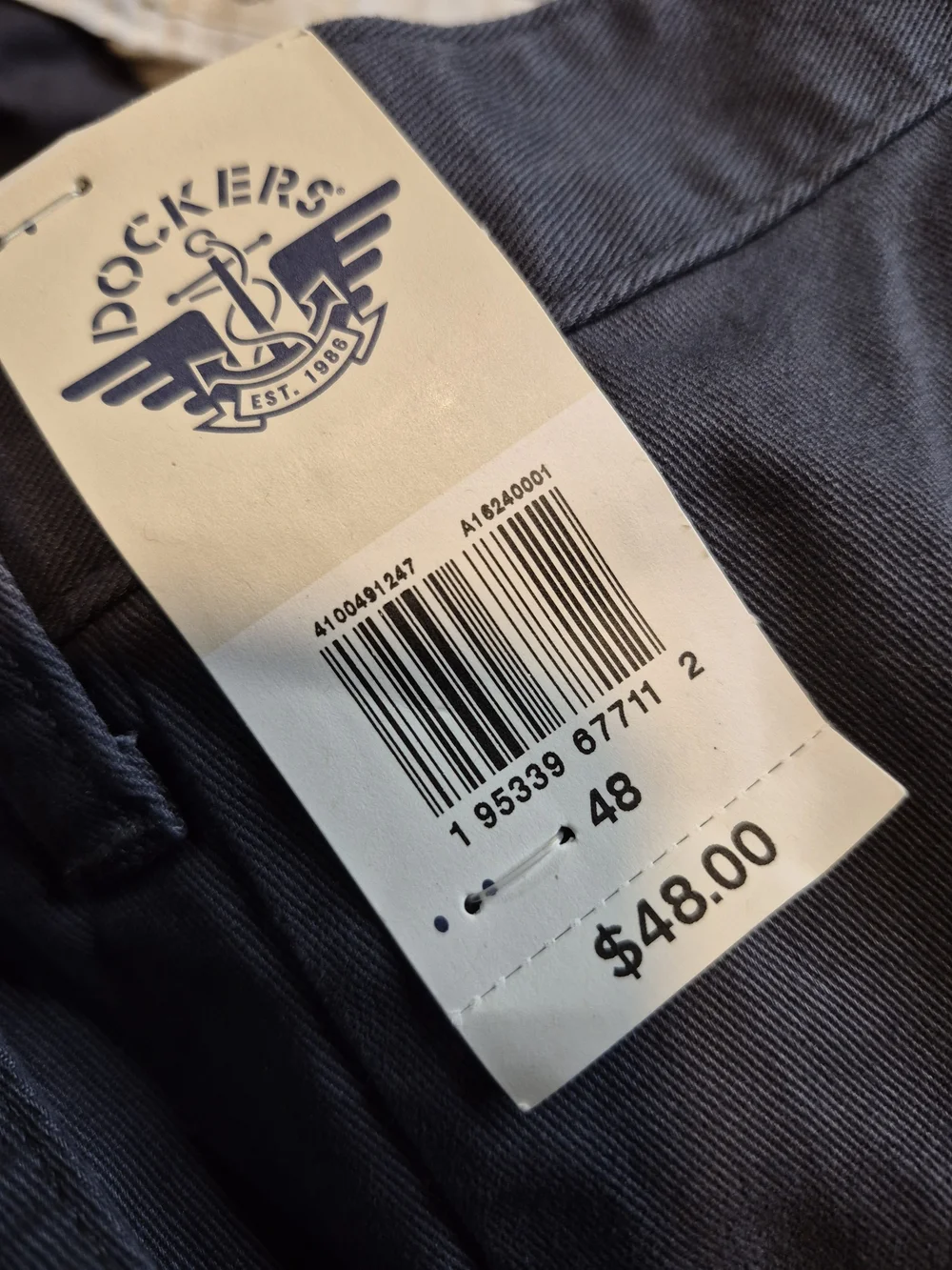 Dockers Men's Perfect Short in Slate Blue 4565/7